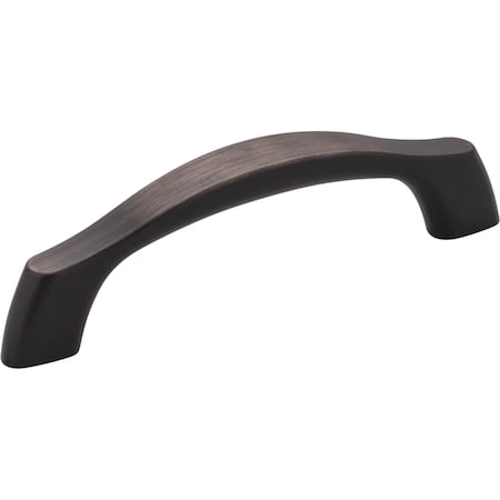 96 Mm Center-to-Center Brushed Oil Rubbed Bronze Aiden Cabinet Pull